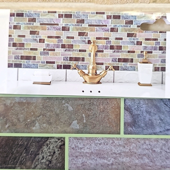 NEW & Wrapped RoomMates StickTiles pack of Four 10.5 x 10.5 BUNDLE OF 2 - Picture 2 of 9